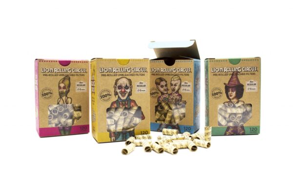 Lion filtro carton pre rolled x 55u
