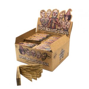 Lion filtro unbleached carton regular tip