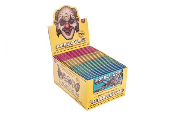 Lion rolling circus Transparent king size celulosa - Image 2