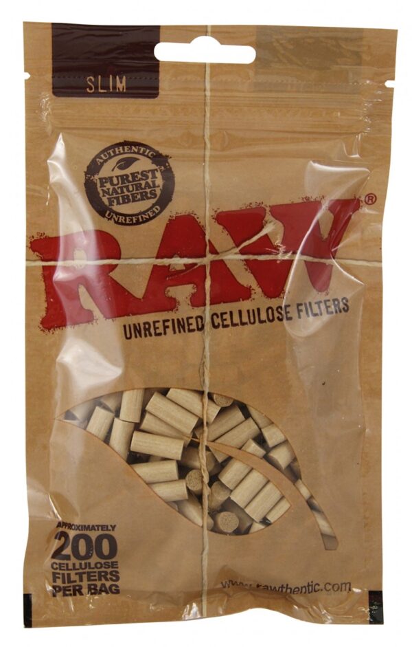 Raw Filtros slim x 200 u unbleached