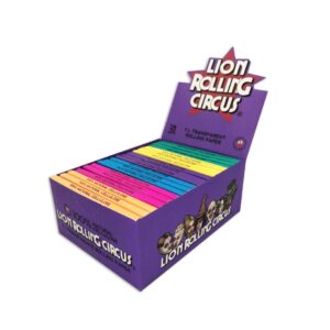Lion rolling circus Transparent regular celulosa magnetic