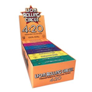 Lion rolling circus Transparent regular celulosa magnetic 4:20
