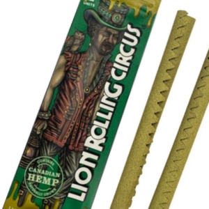 Hemp wrap Lion rolling circus Tequila