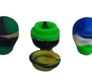 Contenedor Silicona Calavera chico