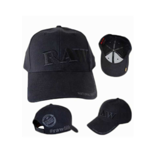 Raw gorra black on black