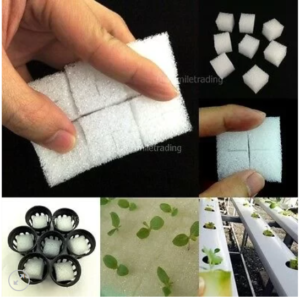 Esponja de Cultivo Hidro 2,5x2,5x2,5 cm