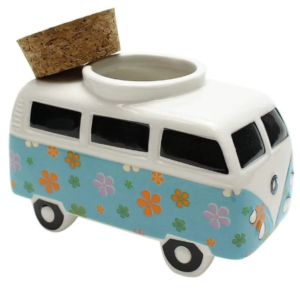 Vintage Bus Frasco Ceramica